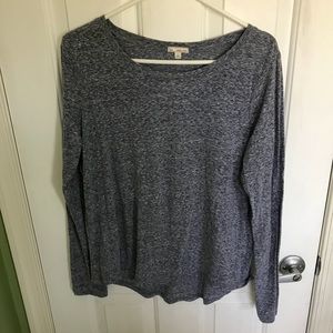Gray/blue long sleeve top from the GAP. Size large